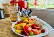 Dolly’s – a Hidden Gem in Bonita Springs a plate of sliced fruit